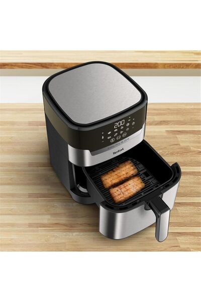 Techno Stock TEFAL EY505D - Precision+ Oil-Free Fryer Airfryer, Air Fry and G...