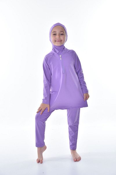 Rs Ramuni Girl's Poppy, Hijab, Dress Closed Swimsuit