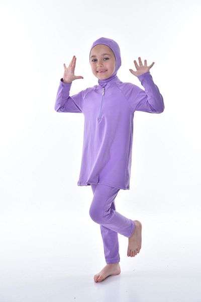 Rs Ramuni Girl's Poppy, Hijab, Dress Closed Swimsuit