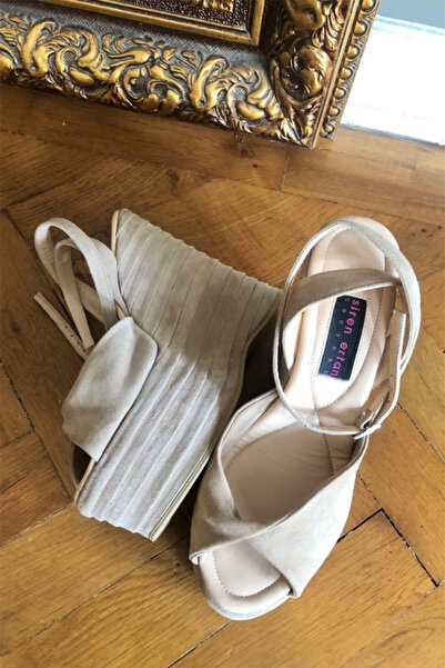 Siren Ertan ISTANBUL Latte Dolgu Topuk Ayakkabı