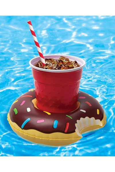 Şeker Ofisi Sea Bed Inflatable Cup Holder Donut Black