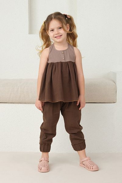 Mioma Kids Bitter Brown Balloon Pants