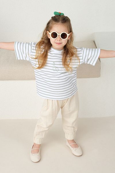 Mioma Kids Bone Patterned Balloon Trousers