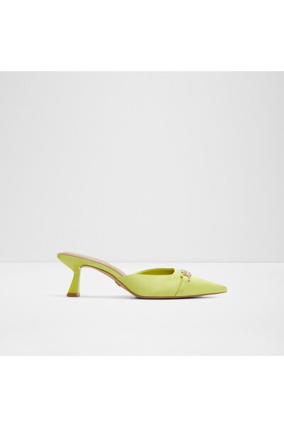 Aldo Primavera Green Mules For Women