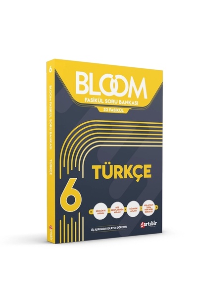 Artıbir Yayınları Artıbir Yayıncılık 6.sınıf Bloom Türkçe 32 Fasikül Soru Ban...