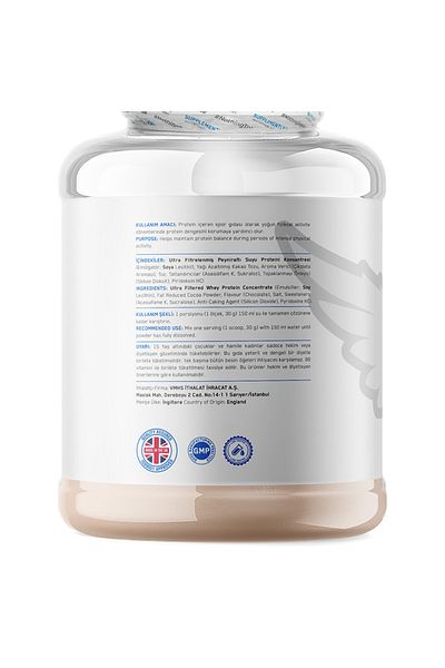 Supplementler 2000g Chocolate Whey Protein