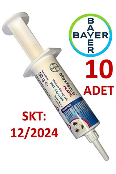 maxforce 10 Adet Maxforce Platin Hamam Böceği Jeli Kokusuz Böcek Ilacı Jel