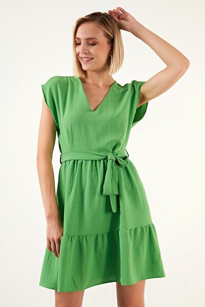 Lela Λεπτομερές φόρεμα με λαιμόκοψη - 6053681