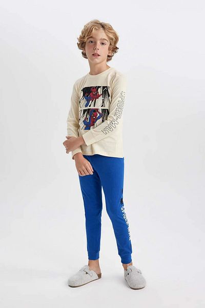 DeFacto Σετ πιτζάμες Marvel Spiderman Boy - Μακρυμάνικο B2374a8bg355