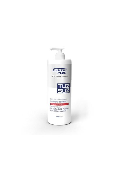 Softto Plus 1000ML Paraben Free Shampoo - COLOR HOLD PROTECTiON, PURiFYiNG SALT SULFATE CHARMS488