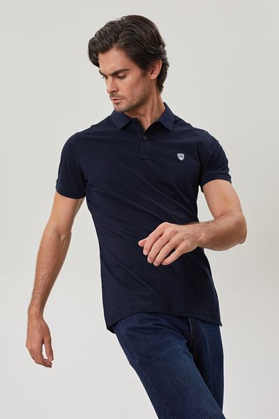Tony Montana Ανδρικό μπλουζάκι Basic Polo Neck - 100% βαμβάκι