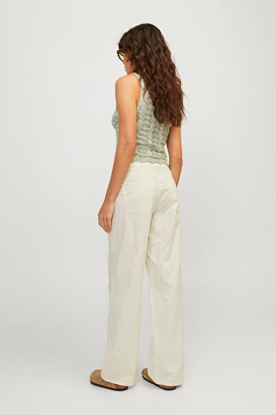 Jack & Jones Linen Blended Women's Trousers - Lisa