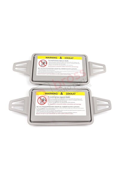 Bross Otomotiv Mercedes W210 W211 İçin 2 Adet Gri Renk Güneşlik Makyaj Ayna K...