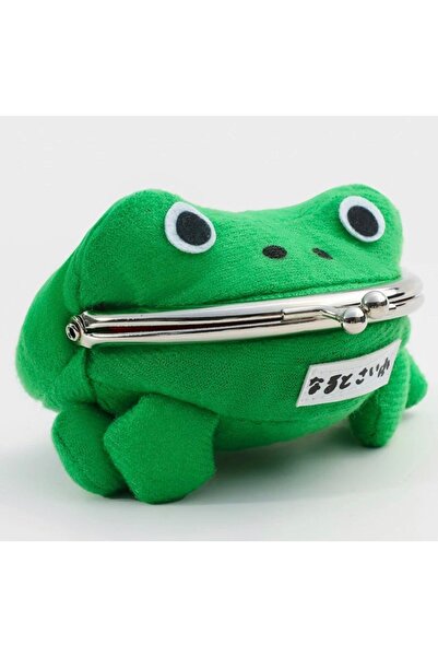 Happystore Πορτοφόλι βελούδινο με μοτίβο βάτραχου Anime - Πορτοφόλι με κέρματα χαριτωμένο και μπρελόκ