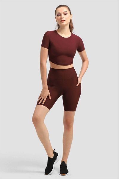 Superstacy Plum Sports Leggings with Laptop Pocket