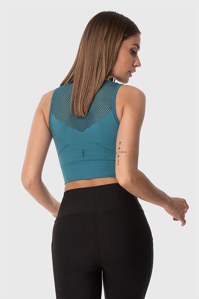 Superstacy Petrol Color Sports Bustier