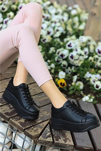 Papuçsepeti Papuç Sepeti 2596 Pantofi de damă casual cu toc înalt