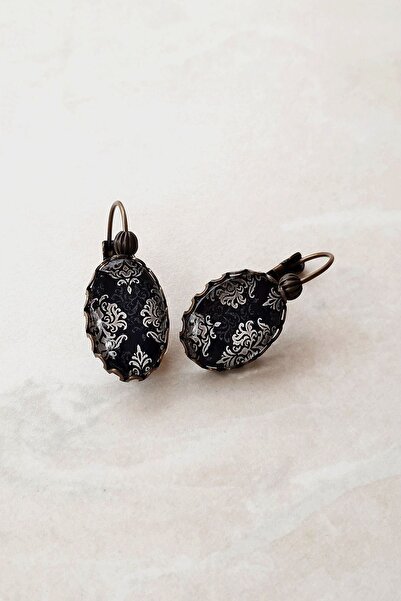 LADYMİRAGE OTANTİK DESENLİ VİNTAGE KÜPE