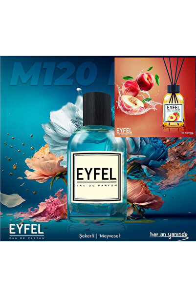Eyfel Parfüm M120 50 ml -şeftali oda kokusu