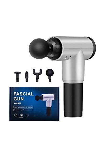 FASCIAL GUN 4 Başlıklı Sporcu Masaj Tabancası Masaj Aleti
