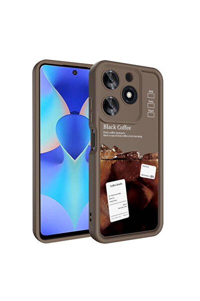 TECNO Spark 10 Pro Kılıf Kamera Korumalı Esnek Silikonlu Desenli