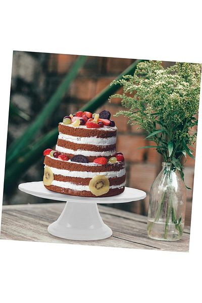 Nar kalıp Narkalıp Cake Plastering Stand, White 33 Cm