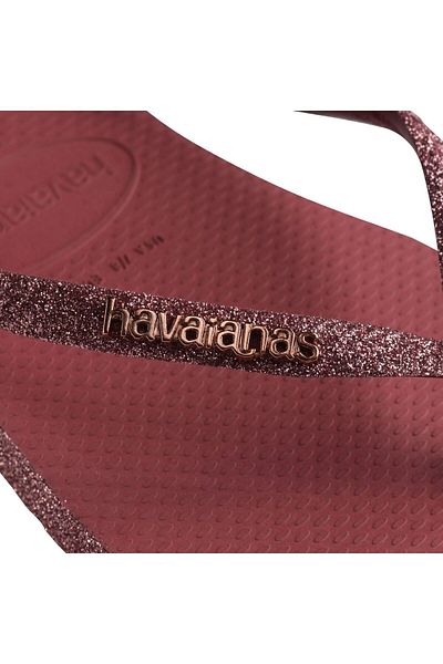 Havaianas Γυναικείες παντόφλες Slim Sparkle II Pau Brasil