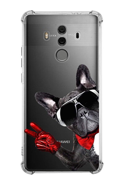 PrintiFy حافظة مضادة للصدمات متوافقة مع هاتف Huawei Mate 10 Pro مع طباعة Dog ...