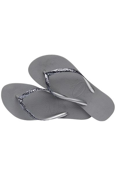 Havaianas Oțel Gri Slim Glitter II Oțel inoxidabil