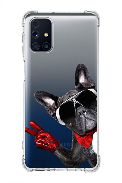 PrintiFy حافظة مضادة للصدمات متوافقة مع هاتف Samsung Galaxy M31s مع طباعة Dog...