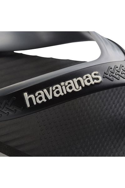 Havaianas Dual Black Steel Gray Men's Slippers