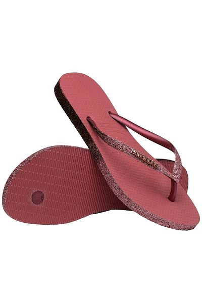 Havaianas Γυναικείες παντόφλες Slim Sparkle II Pau Brasil