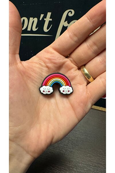 Crocs Terlik Süsü/Gökkuşağı Bulut