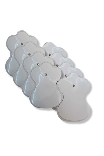 Hacamatik 8 Adet 8x5 Cm Çıtçıtlı Tens Pedi - Tens Elektrot