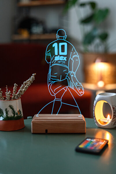 Modiwa Design Alex De Souza Hediye 16 Renk Gece Lambası