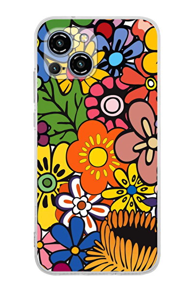 PrintiFy Retro Color 2 Camera Protection Transparent Case Compatible with Reeder S23 Pro Max