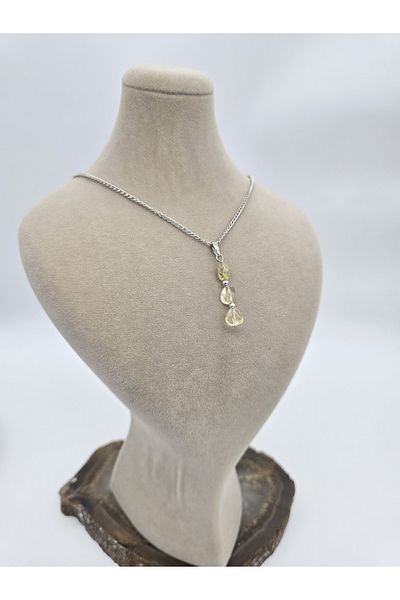 NBS Beautiful Naturel Stones Natural Stone Citrine Necklace - Blessings, Money, Positivity and Joy to Life