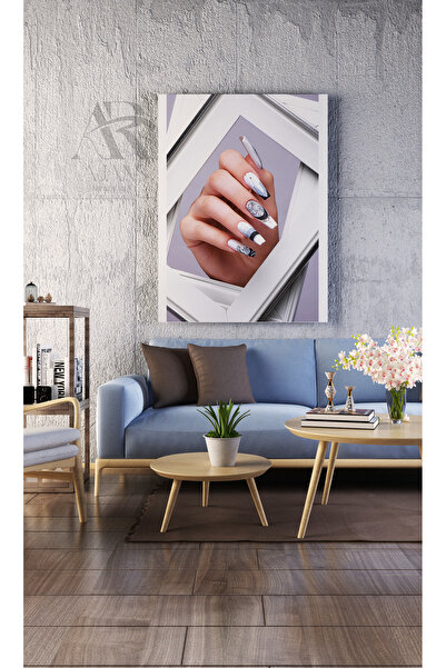 AR AJANS KANVAS TABLO NailArt Design Beauty Center Design Pânză decorativă PI...