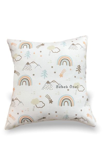 Bebek Özel Κάλυμμα μαξιλαριού με θέμα το καφέ Rainbow Cream (43x43 cm)