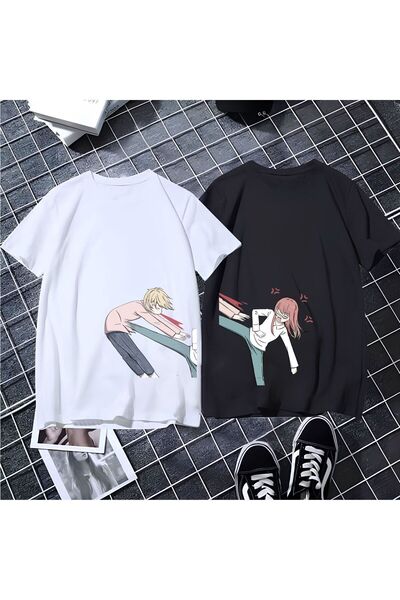 donamod 2 li Unisex Oversize Çift Arkadaş Sevgili Kardeş  Sevgililer Günü Ani...