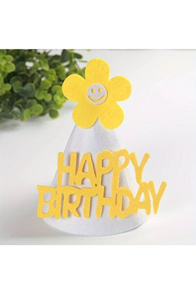 BKMC PARTY Pălărie drăguță cu tematică margaretă pentru 1 an - Ornamente pent...