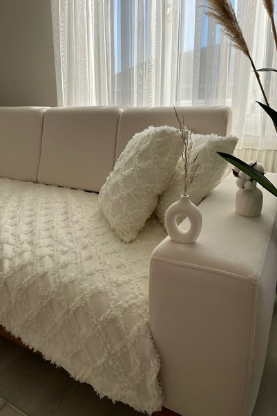 best house decor Bohemian Plush Tassel 100X250 Seat Cover Covering the Seat