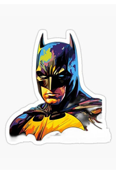 MegaSticker ملصق Batman Begins مقاس 13x12 سم - للمحرك والخوذة والكمبيوتر المح...