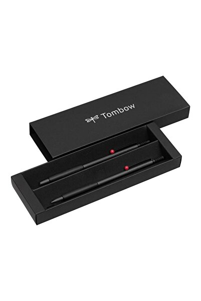 Tombow : Zoom 707 : Tükenmez & Versatil Kalem Seti : Gri - Siyah (Karton Kutulu)