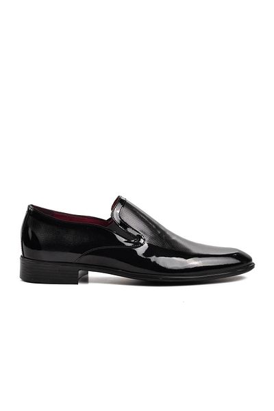 Pierre Loti 9767 Black Patent Leather Inside and Outside Genuine Leather Men's Classic Shoes