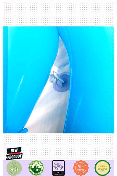 OMZ 53092 Model Rainbow Patterned - Pool Toy with Slides and Fountain, 5 Liters, Educational Toy for Boys and Girls