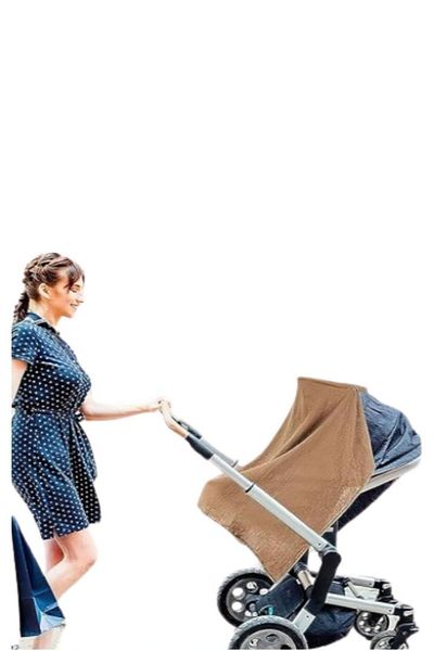Minisse 100% Cotton Newborn Baby and Child Multi-Purpose 2-Layer Muslin Luxury Nursing Cover
