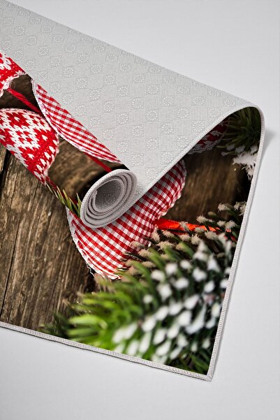 Alanur Home Alanur Trend Non-Slip Base Digital Bathroom 2-Piece Toilet Set Kt426 Red