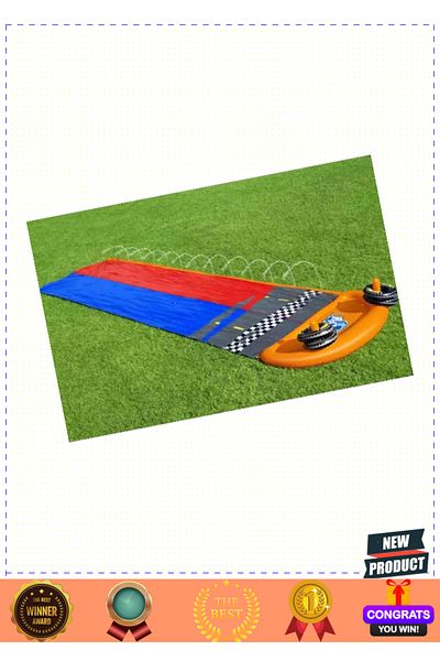 OMZ 488cm 52391 5 Liter Two Person Water Slide - Girl Boy Educational Toy