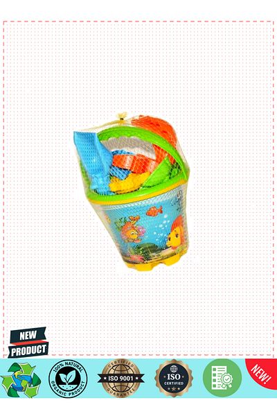 OMZ 5 Liter Girl's Boy's Bucket - Educational Toy with 170 Small Pictures
